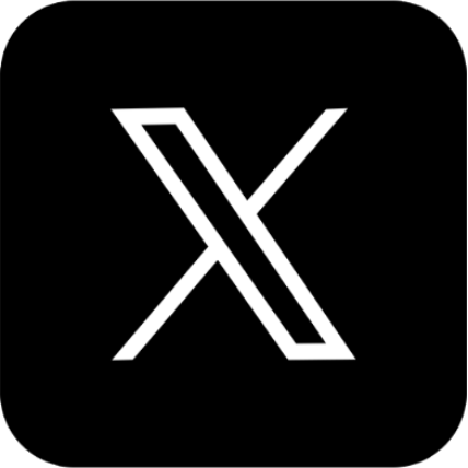 Black square app icon featuring a white letter "X" in a minimalist style.