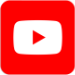 YouTube logo with a red play button inside a white triangle on a red rectangular background.